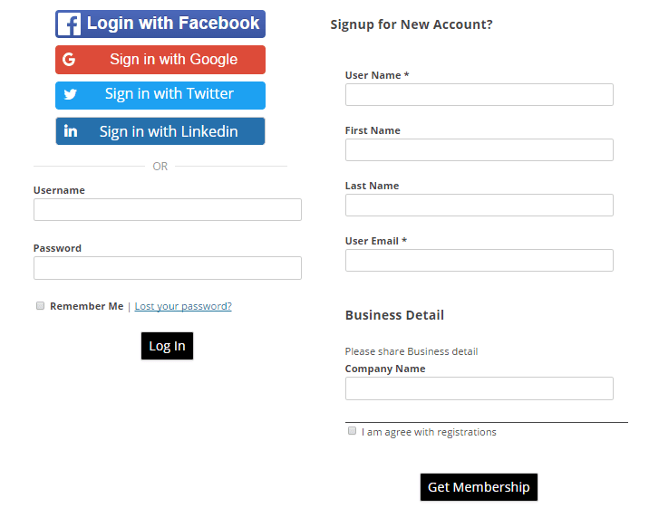 WordPress Social Login