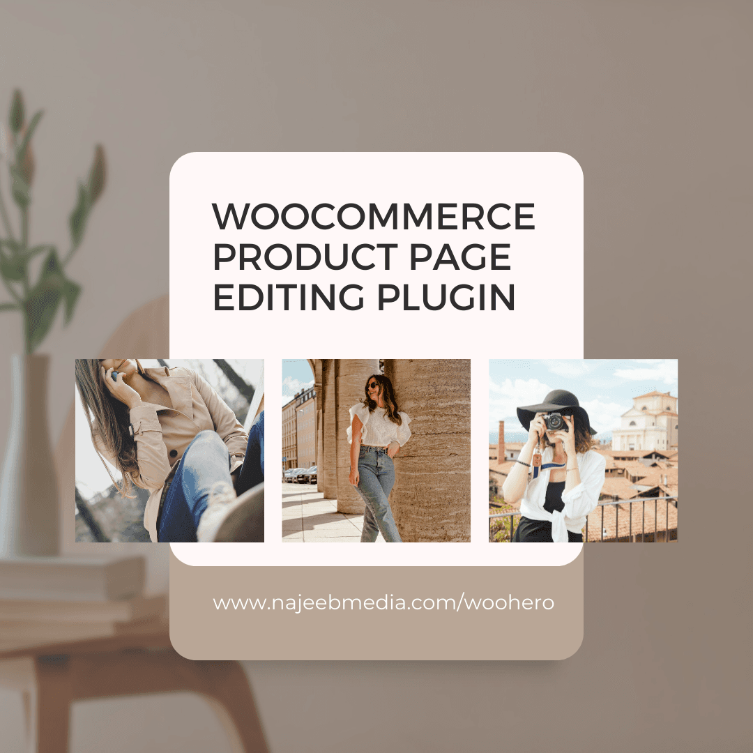 This is the plugin you need for WooCommerce product page editing!