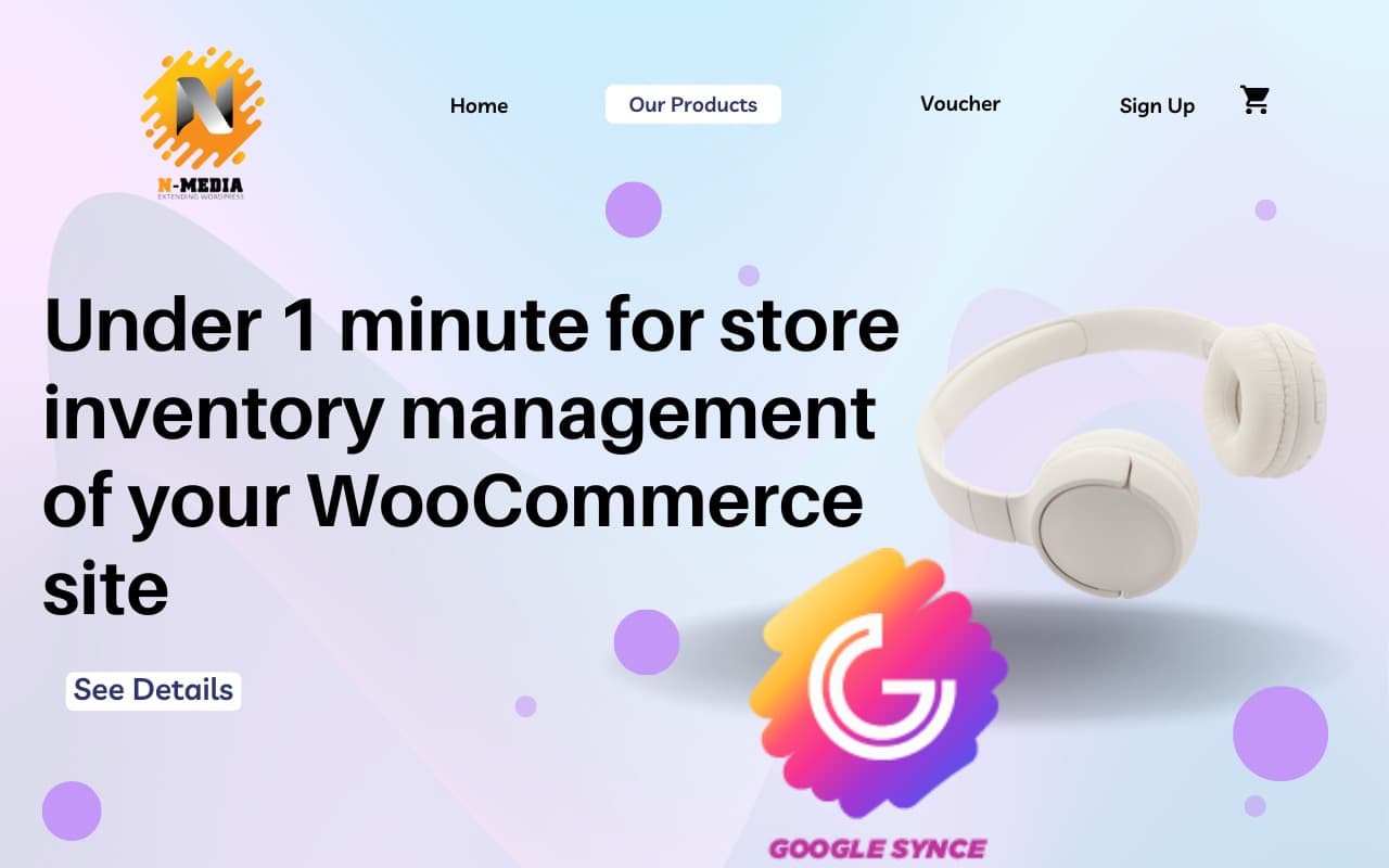 Under 1 minute for store inventory management of your WooCommerce site