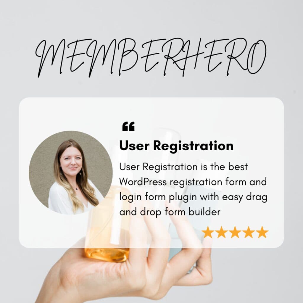 Best WordPress Registration form plugin-User Registration