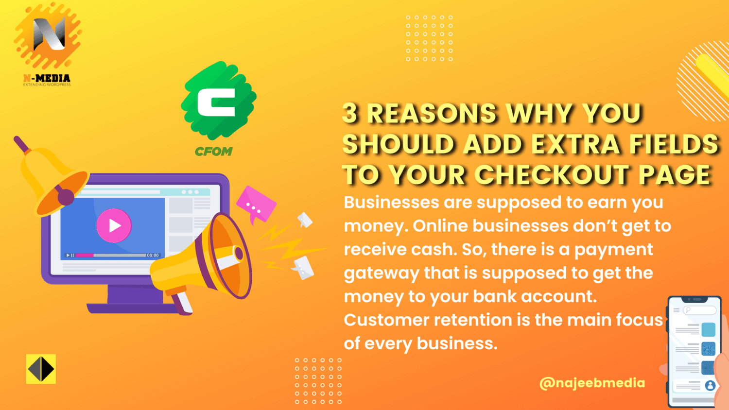 3 reasons why you should add extra fields to your Checkout page