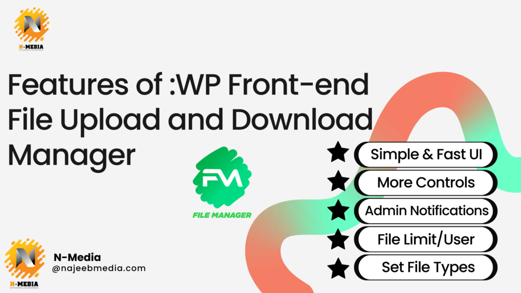 Features of _WP Front-end File Upload and Download Manager