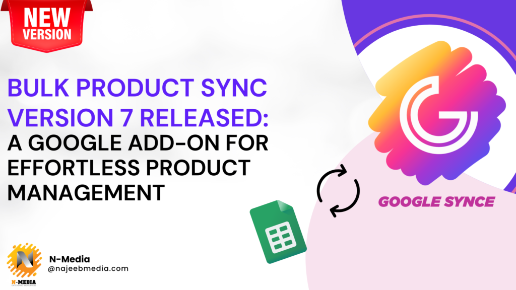 Bulk Product Sync Version 7